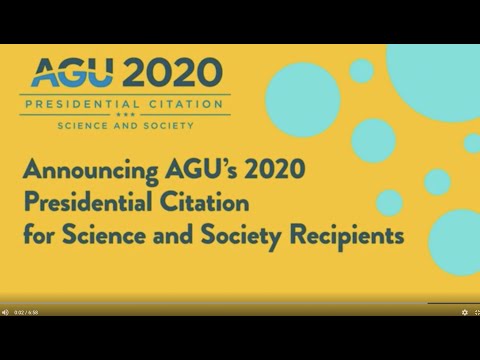 AGU Presidential Citation recipients: Call for a Robust Anti-Racism Plan & No Time for Silence teams