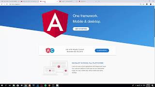 1.  Angular 6 -  Introducción y creación primer proyecto.