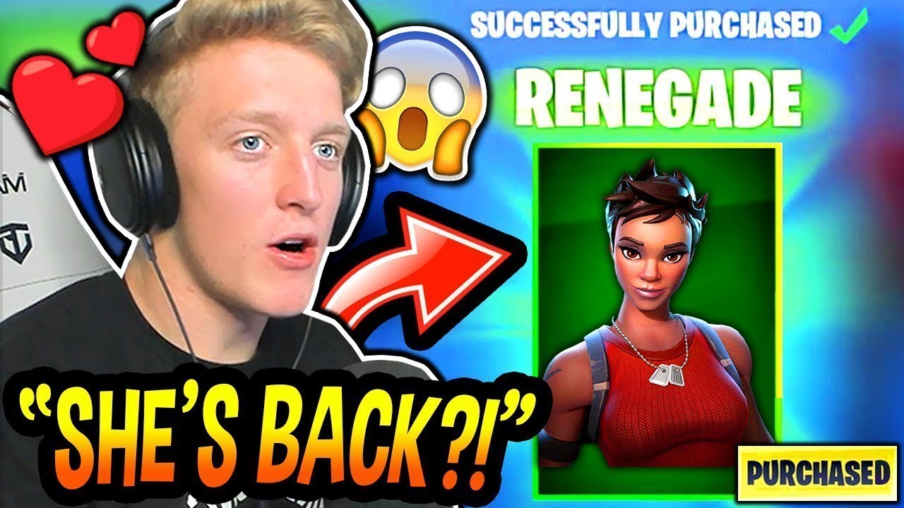 Tfue BUYS & LOVES His *RARE OG* "RENEGADE" SKIN! (SEASON 1 SKIN!)