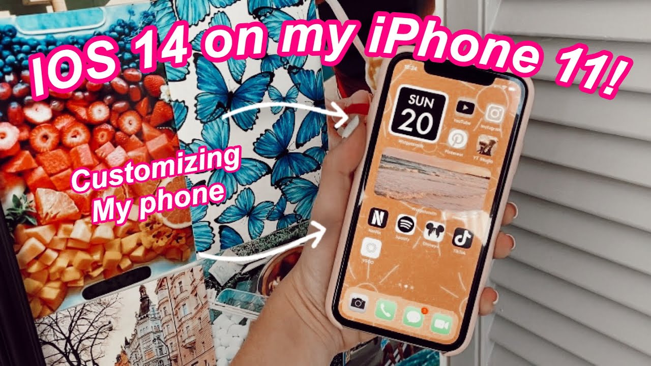 iOS 14! How to make your phone aesthetic! - YouTube