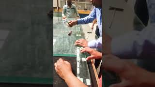 19mm glass cutting by manually