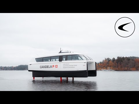 Candela P-12 taking off | 100% electric hydrofoiling passenger vessel