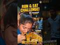 Run and Eat Challenge!! chowmein and egg roll #chowmein #gamingvideos #funchallenge #eatingchallenge