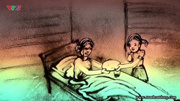 Vẽ tranh cát động "Con mới chính là trung thu của mẹ"