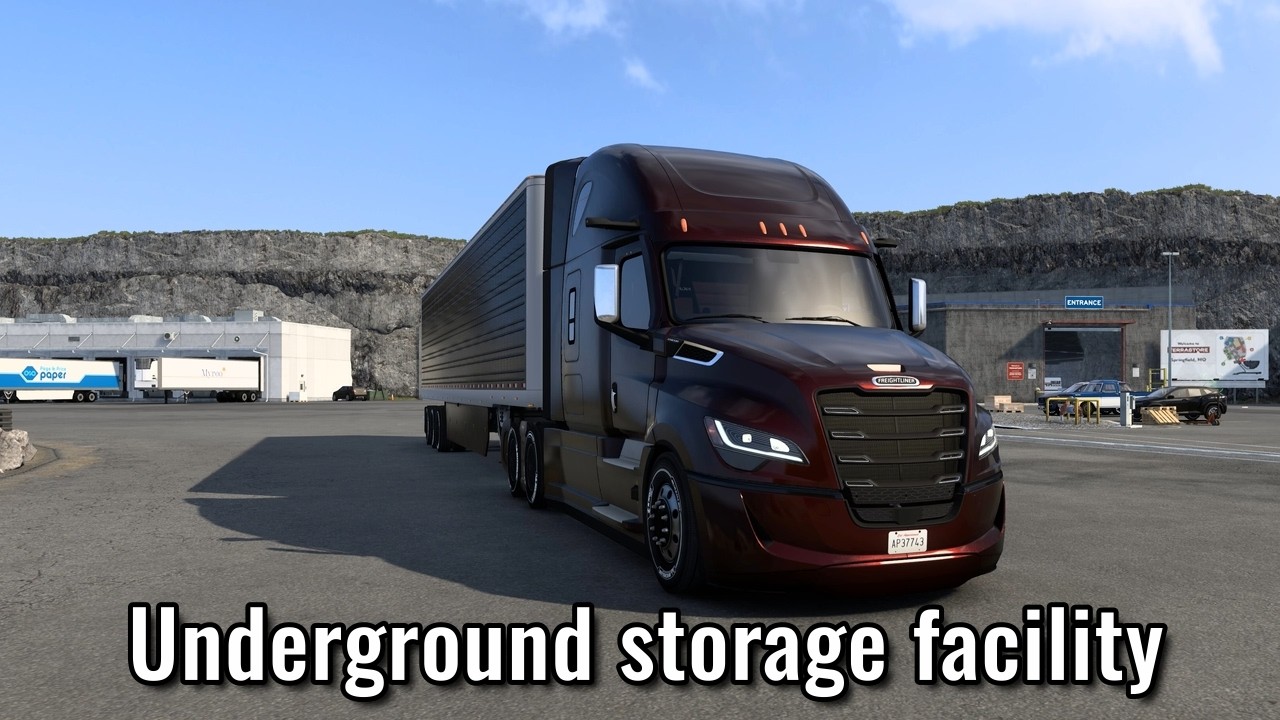 Realistic ATS Driving; Freightliner Cascadia Missouri 262km; HORI Truck Control System