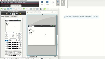 Sum of a Geometric Sequence on TI-Nspire