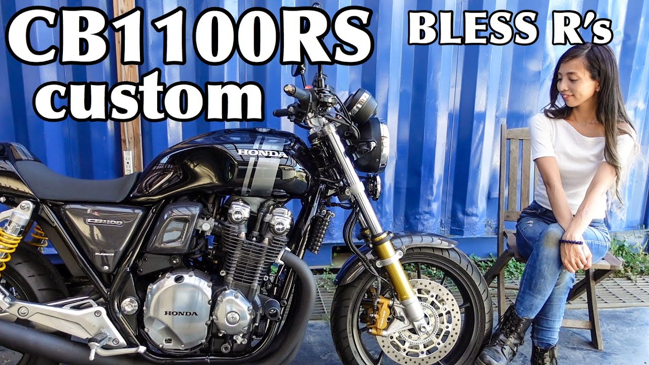 CB1100RS] Riding the BLESS R's custom machine! Introducing carbon