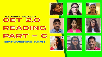 O E T 2.0  Reading Part - C: Student Faculty with Mentor