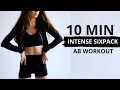 10 min intense sixpack workout  daily abs 