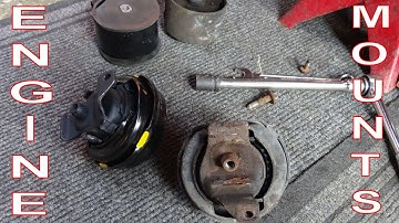 How to Remove Engine Mounts | Replace Engine Mounts with New. VW Golf.