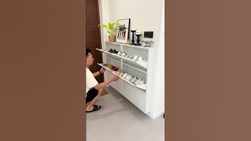 Space-Saving Shoe Cabinet#feedshorts #shortvideo