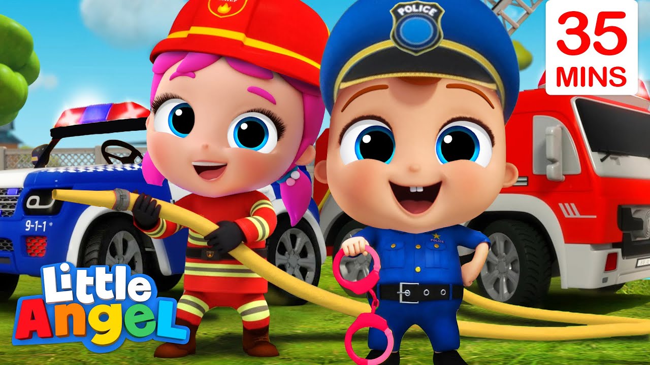 Community Helpers Song + More Little Angel Kids Songs & Nursery Rhymes