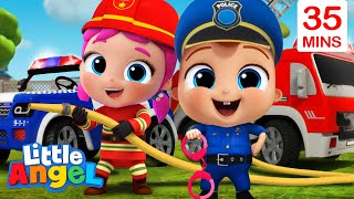 Community Helpers Song More Little Angel Kids Songs Nursery Rhymes