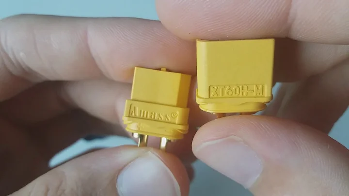 Amass XT60+ Plug Connector With Sheath Housing Male & Female 1 Pair from Banggood