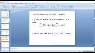Improper Integrals (Part 2)
