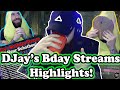 I DRANK EGGS ON MY BIRTHDAY! ► DJay's Birthday Stream Highlights