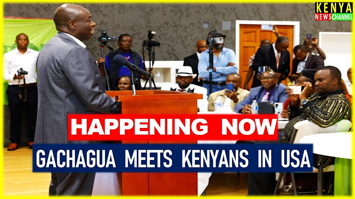 LIVE - Rigathi Gachagua meets Kenyans in Diaspora at Seattle USA