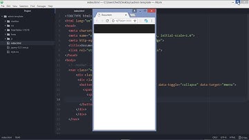 How To Build CMS Admin Template With BootStrap