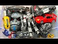 Full BOX of Various Black Car Toys - Transformers One: Return of Optimus Prime, Megatron & Superhero