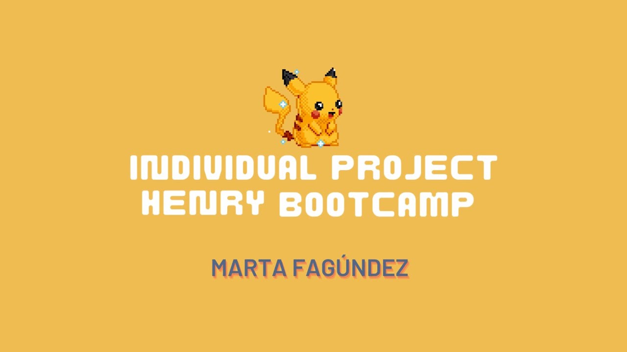 Proyecto Individual Henry Bootcamp: Pokédex App - YouTube