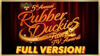 The 5th Annual Rubber Duckies: Film & TV Awards (2026) - The Full Ceremony
The 5th Annual Rubber Duckies: Film & TV Awards honors the best of Movies and Television from 2025, that YOU Voted For! The LIVE show will include guest FilmTubers from all across the globe, announcing the winners. So Sit Back, Relax and Lets Celebrate What We LOVE!
Thank you to our wonderful announcers, our Academy members, everyone who voted/shared, and of course everyone who watched THE 5TH ANNUAL RUBBER DUCKES FILM & TELEVISION AWARDS CEREMONY LIVE and/or on the repeat!
ANNOUNCERS:
Best Popcorn Flick: @StruggleReviewzTV
Biggest Surprise: @LukeHearfield
Best Hidden Gem: @ReelTalkWithRyan89
Best Horror Film: @grandesgraveyard
Best Animated Film: @rachelsreviews
Best Screenplay: @HorrorFlickswithNick
Best Director: @MoreMovies4u
Best Supporting Performance in TV: @SLTAngst (Keiki)
Best Leading Performance in TV: @ChillyBoyProductions
Best TV Show: @josephcurtisyt
Best Supporting Actress in Film: @howtowatchfreetv
Best Supporting Actor in Film: @PopcornChat
Best Leading Actress in Film: @cececlemons
Best Leading Actor in Film: @fishjellyfilmreviews
Best Ensemble: @DidYouZThat
Best Vocal Performance: @brandon_g_roy (TikTok)
Worst Film: @IMOReviews
Best Picture: @DanMurrellMovies
ACADEMY MEMBERS:
@AnthonyAPerez
@CynsCorner
@DMovieman
@LisaLoves
@SLTAngst (Sarah)
THE CINEMA SQUAD:
@TheCinemaSquad
@FeverDreamlandTheater
@theupsidedan
@BurjaRocar
@ManofMoviesPod
@lostinthereel The 5th Annual Rubber Duckies: Film & TV Awards (2026) - The Full Ceremony