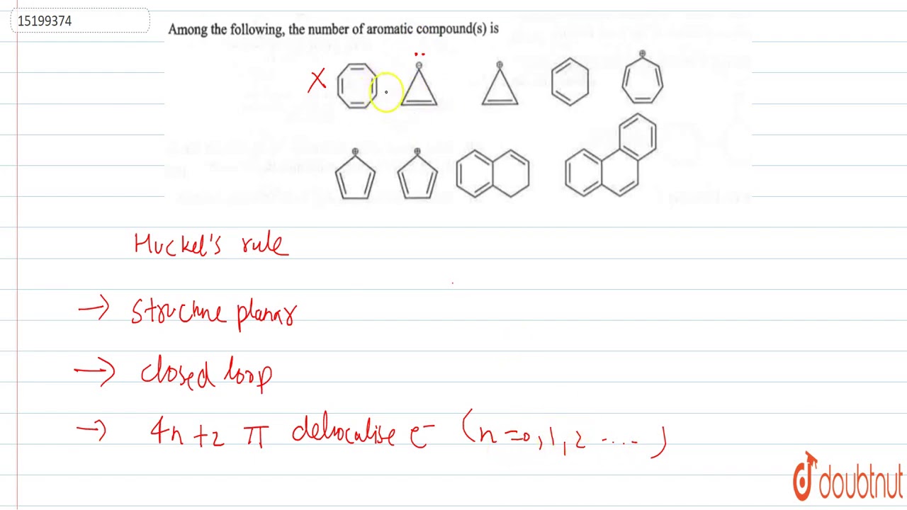 Among The Following The Number Of Aromatic Compound S Is Youtube