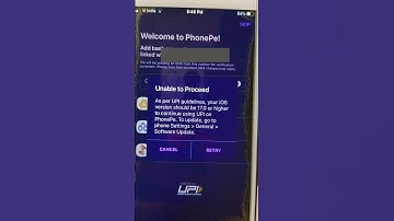 I Phone6 phonepe problem How to solve As per UPI guidelines, your iOS version should be 17.0 or high