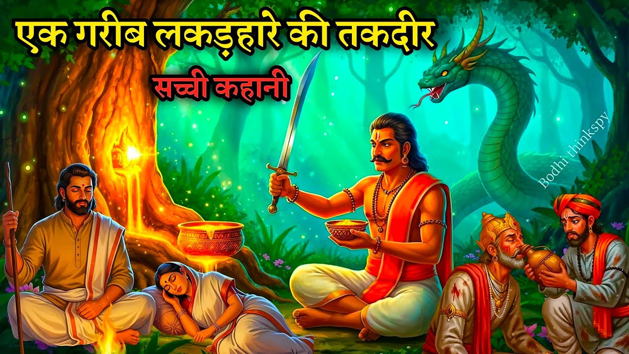 एक गरीब लकड़हारे की तकदीर की सच्ची कहानी | ज्ञानवर्धक, hindi  Motivation Stories | Bodhi thinkspy