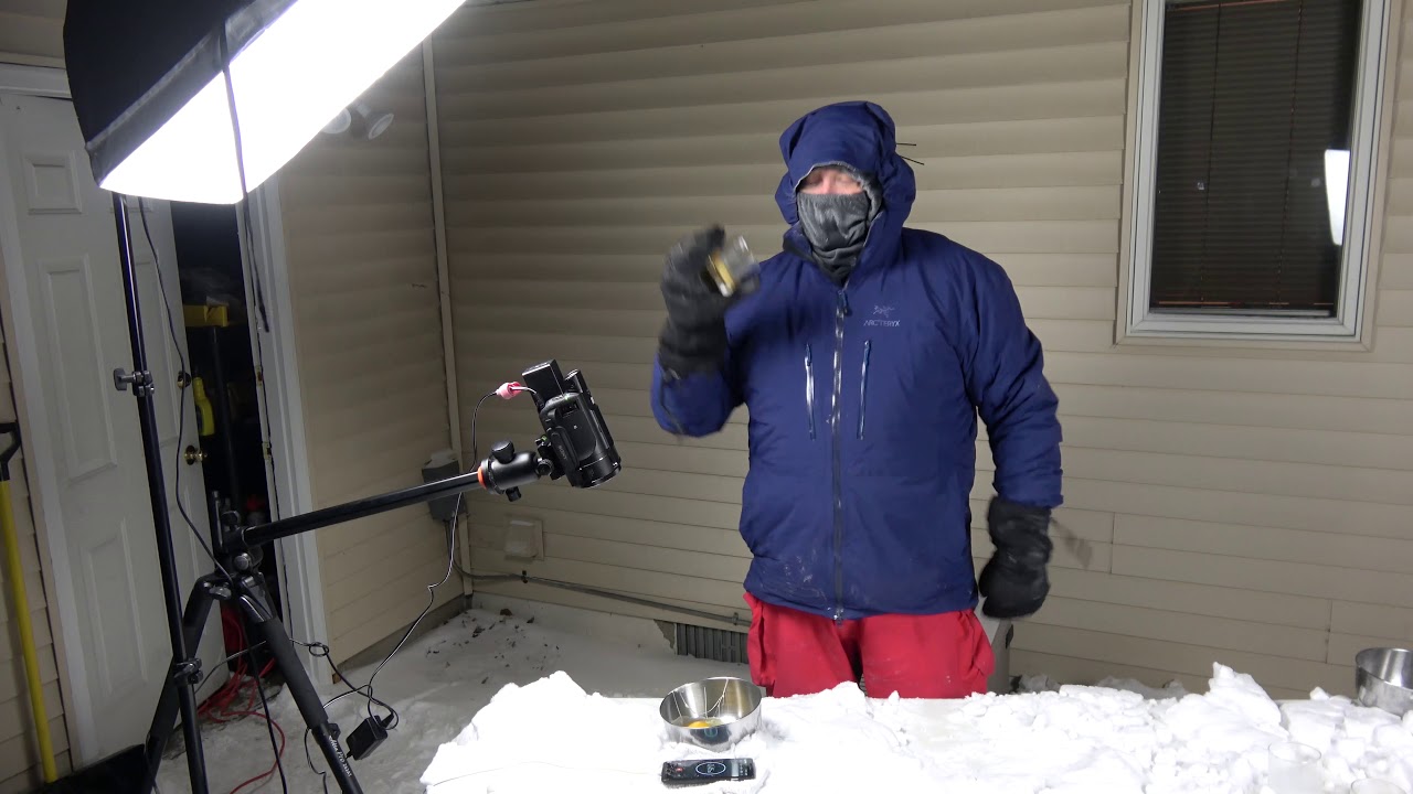 Ok, it is officially stupid cold out in Minnesota so we froze some stuff