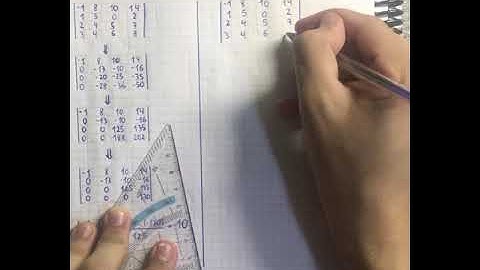 2.1 Determinantes - Método de Gauss