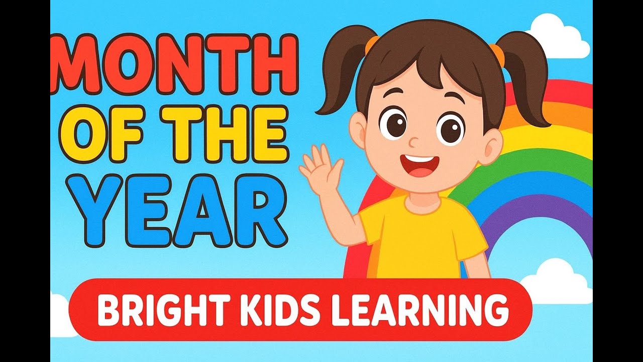 Months of the Year for Kids | Learn 12 Months Names in English ...