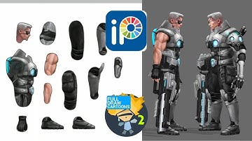Ibis Paint X Tutorial for How to Make Character in Drawing Cartoons 2