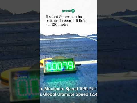 Video Il robot Superman ha battuto il record di Bolt sui 100 metri