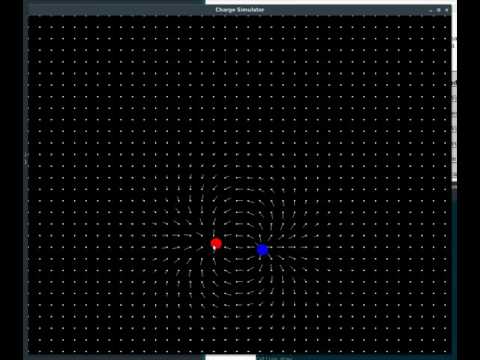 Point Charge Electric Field Simulator [C++]