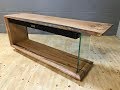 Floating Sound Bar Epoxy Resin & Oak Tv Stand No.1