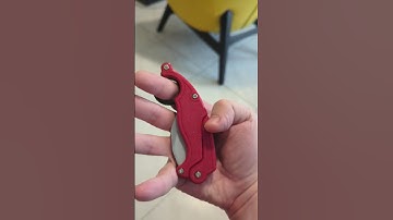 3D Printed Gravity Karambit Knife Fidget Toy Download FREE on @Printables