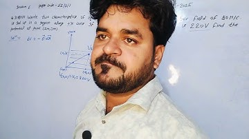 Write two characteristics of equipotential surfaces. A uniform electric field of 50 NC-¹ is set up 
