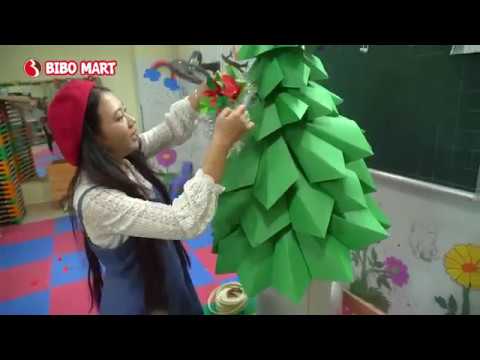 Video Hướng dẫn làm cây thông Noel đơn giản mà siêu đẹp - youtube
