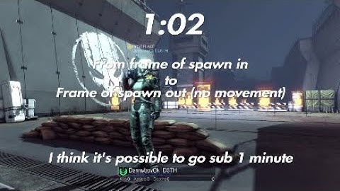 1:02 Speedrun of Blacklight Retribution Tutorial