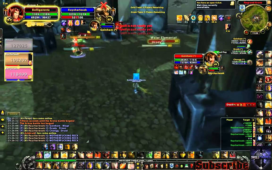 Dispelcleave vs. Druid Mage Shadow Priest Wizardcleave Game 1