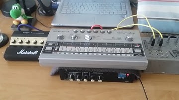 EDS: Roland TR-606 step triggering Boss RRV-10 reverb