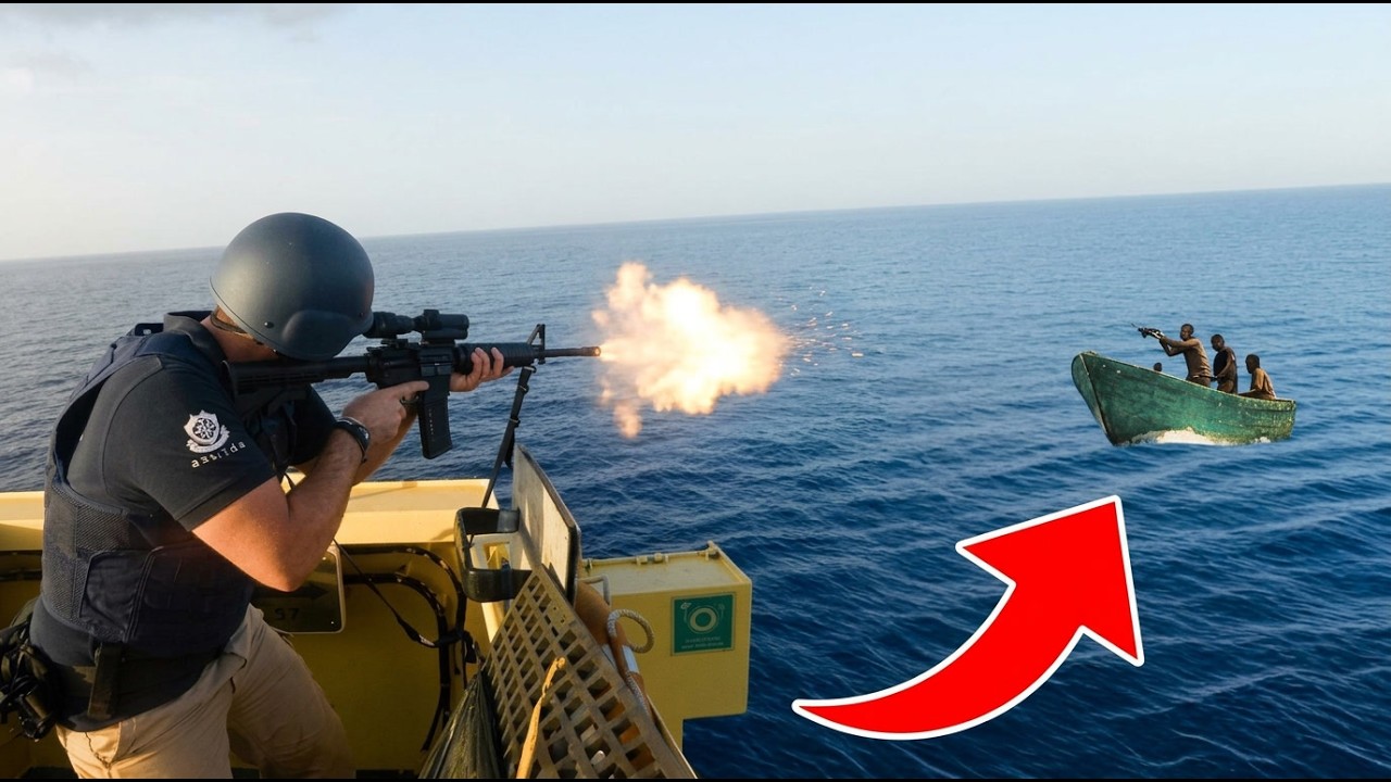 Voici Comment les Russes Massacrent les Pirates en Pleine Mer !