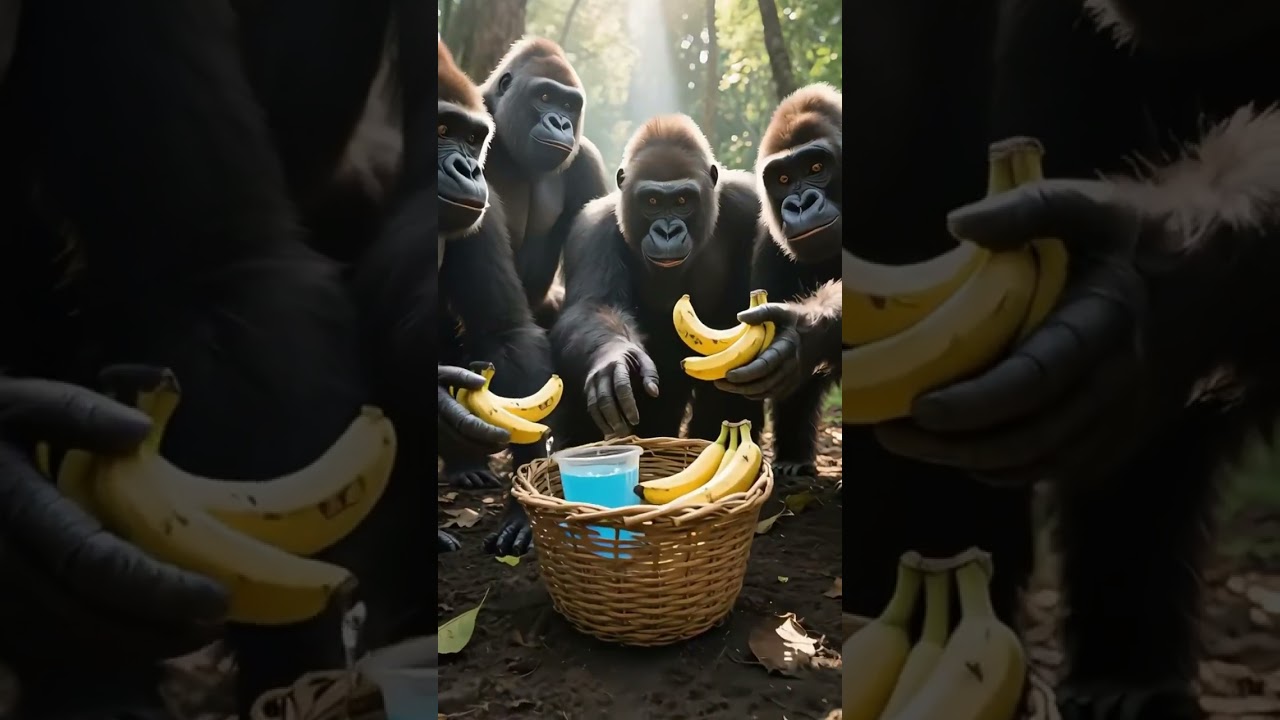 "Raised by Gorillas. Trained for Chaos. Meet the Jungle’s Furry Fury! 🐱💪🦍 