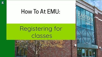 How to at EMU: Registering for Classes (Legacy Interface)