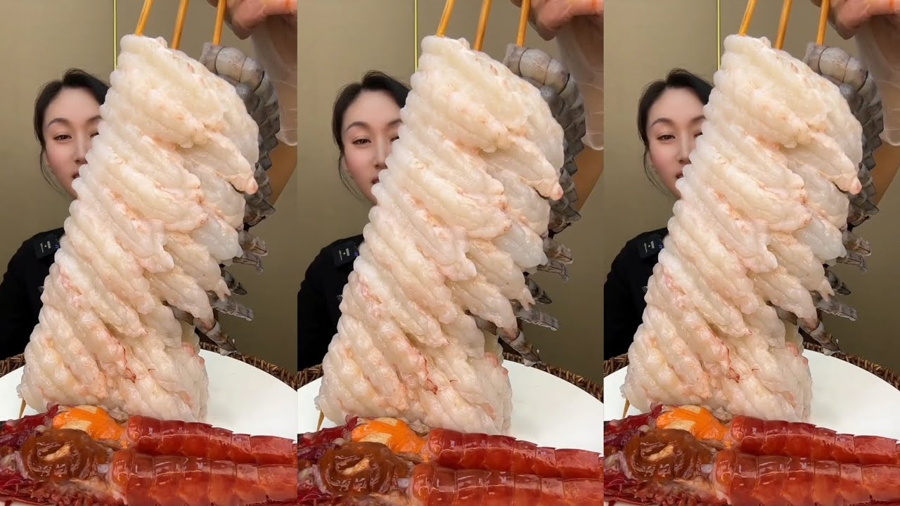 Yummy #574 Eat Lobster 🦞, Shrimp 🍤🦐, ..{ seafood 🦐 🦐 } #mukbang #seafood #yummyfood