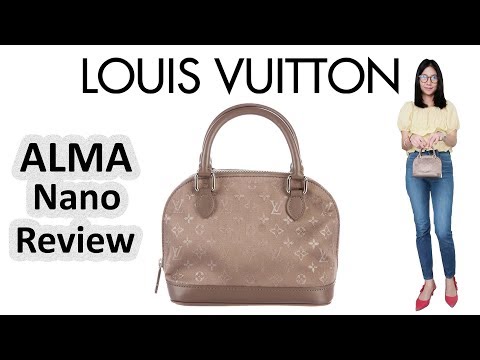 รีวิวกระเป๋าหลุยส์วิตตอง LV Louis Vuitton Alma Nano