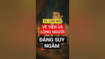 10 câu nói thâm sâu hay nhất về tiền bạc và lòng người - triết lý cuộc sống  #baihocconhan