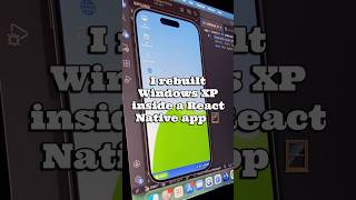 I Rebuilt Windows XP in React Native (Bliss Wallpaper, Start Menu, Draggable Windows)