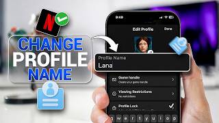 How To Change Profile Name and Icon on Netflix | Edit Netflix Profile Picture and Name Easily
