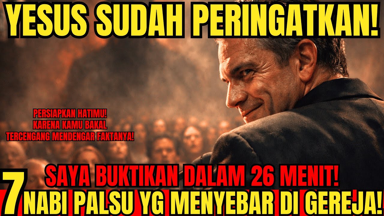 WASPADA❗️7 CIRI NABI PALSU DI MIMBAR GEREJA KRISTEN❗️PERHATIKAN LAGI PENDETAMU